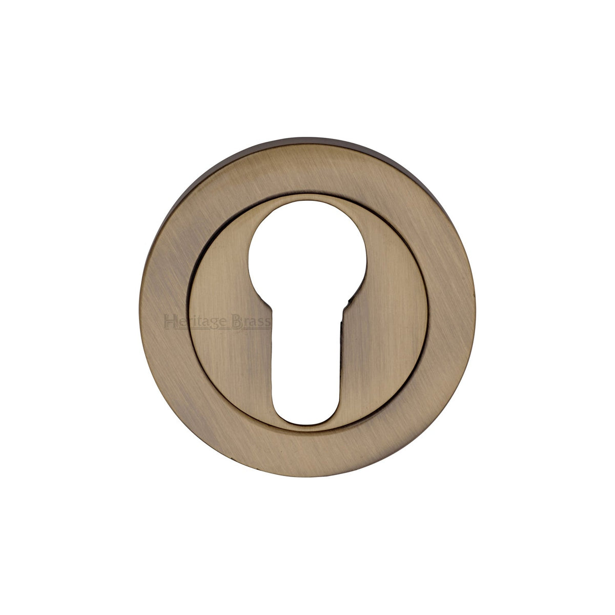 Euro Profile Cylinder Escutcheon Round - V4020 by M Marcus - Heritage Brass