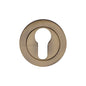 Euro Profile Cylinder Escutcheon Round - V4020 by M Marcus - Heritage Brass