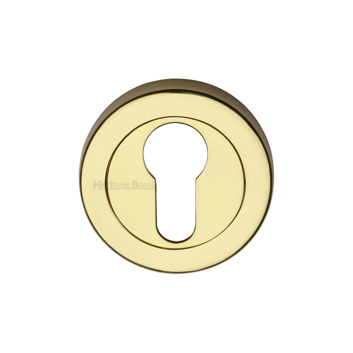 Euro Profile Cylinder Escutcheon Round - V4020 by M Marcus - Heritage Brass