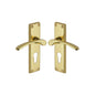 Sophia Door Handle on Plate by M Marcus - Heritage Brass