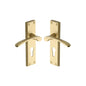 Sophia Door Handle on Plate by M Marcus - Heritage Brass
