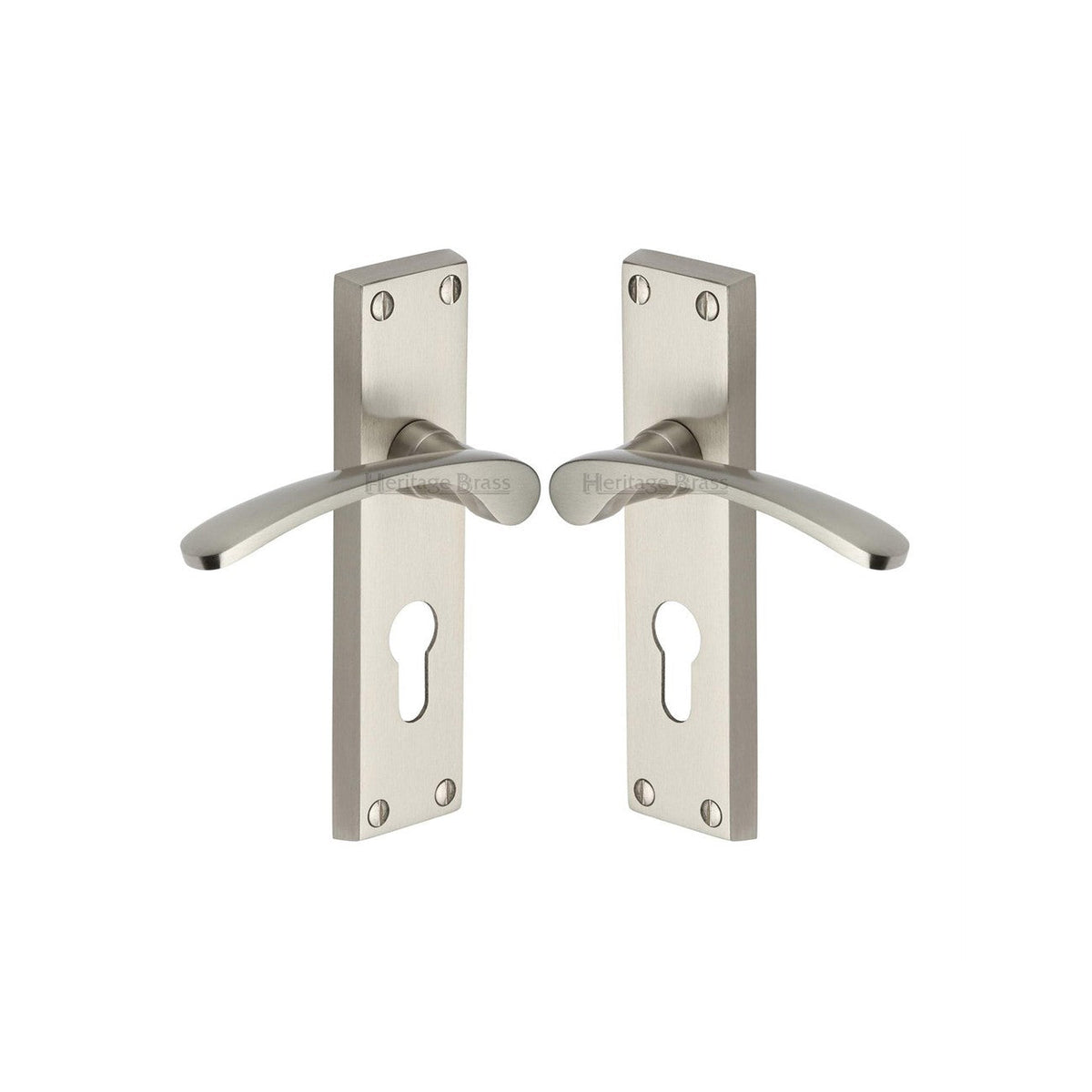 Sophia Door Handle on Plate by M Marcus - Heritage Brass