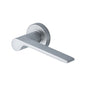 Julia Door Handle on Round Rose by M Marcus - Heritage Brass