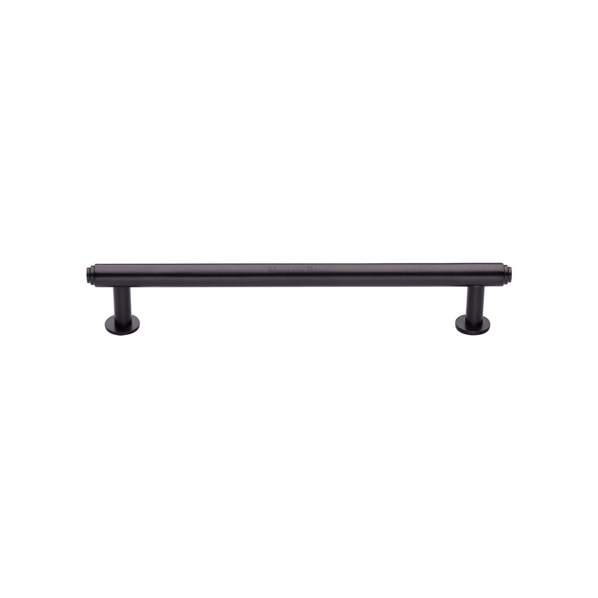 Step Cabinet Pull Handle with Rose by M Marcus - Heritage Brass