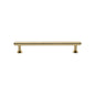 Step Cabinet Pull Handle with Rose by M Marcus - Heritage Brass