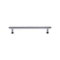 Step Cabinet Pull Handle with Rose by M Marcus - Heritage Brass
