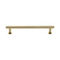Step Cabinet Pull Handle with Rose by M Marcus - Heritage Brass