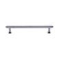 Step Cabinet Pull Handle with Rose by M Marcus - Heritage Brass
