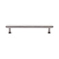 Step Cabinet Pull Handle with Rose by M Marcus - Heritage Brass