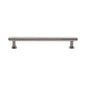 Step Cabinet Pull Handle with Rose by M Marcus - Heritage Brass