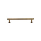 Step Cabinet Pull Handle with Rose by M Marcus - Heritage Brass