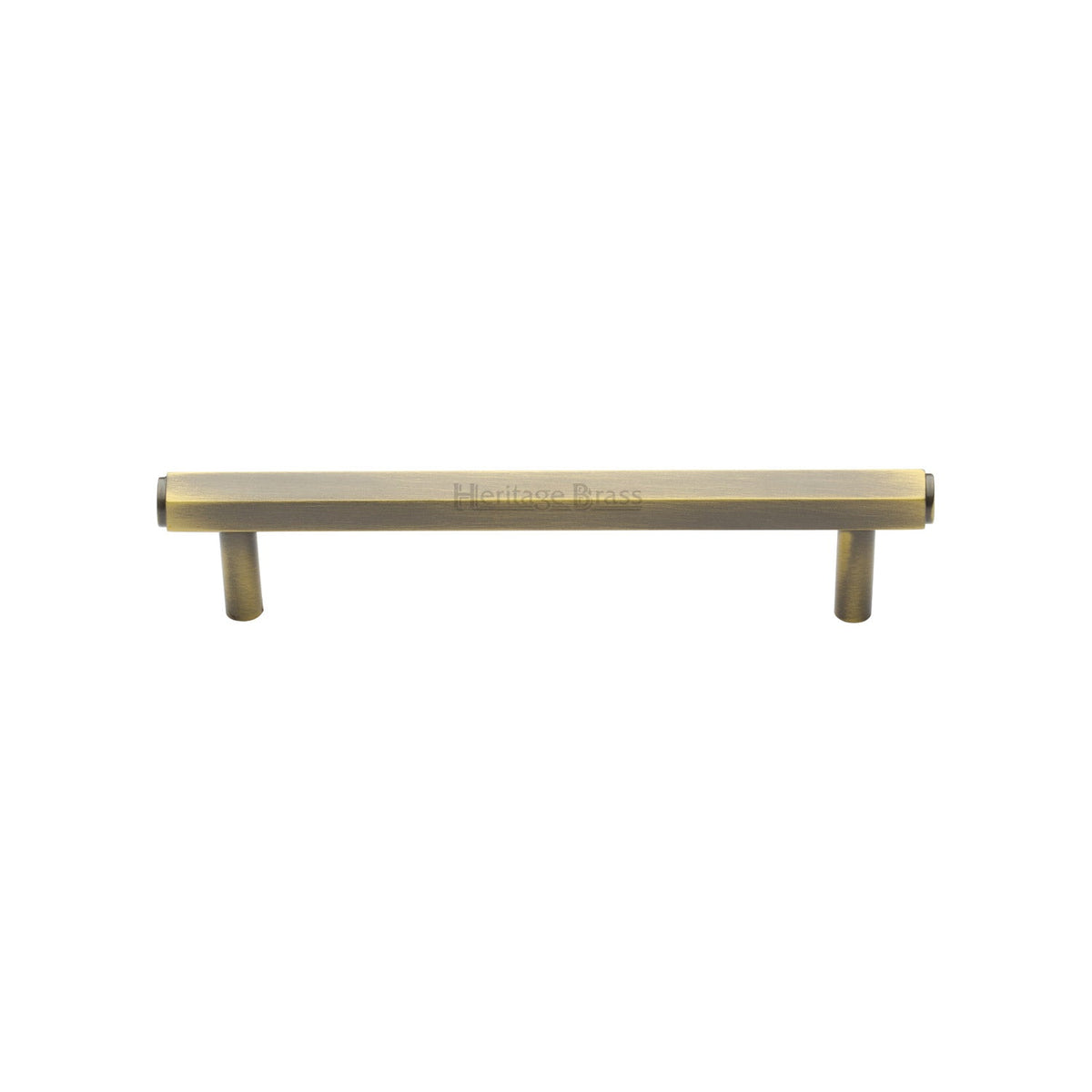 Hexagon Profile Cabinet Pull Handle by M Marcus - Heritage Brass