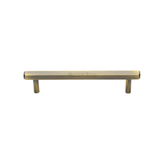 Hexagon Profile Cabinet Pull Handle by M Marcus - Heritage Brass