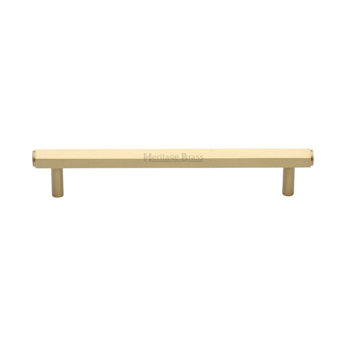 Hexagon Profile Cabinet Pull Handle by M Marcus - Heritage Brass