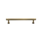 Hexagon Cabinet Pull Handle with Rose by M Marcus - Heritage Brass