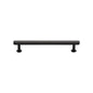 Hexagon Cabinet Pull Handle with Rose by M Marcus - Heritage Brass