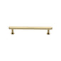 Hexagon Cabinet Pull Handle with Rose by M Marcus - Heritage Brass