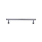 Hexagon Cabinet Pull Handle with Rose by M Marcus - Heritage Brass