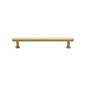 Hexagon Cabinet Pull Handle with Rose by M Marcus - Heritage Brass