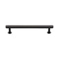 Hexagon Cabinet Pull Handle with Rose by M Marcus - Heritage Brass