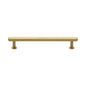 Hexagon Cabinet Pull Handle with Rose by M Marcus - Heritage Brass
