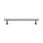 Hexagon Cabinet Pull Handle with Rose by M Marcus - Heritage Brass