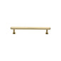 Hexagon Cabinet Pull Handle with Rose by M Marcus - Heritage Brass