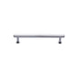 Hexagon Cabinet Pull Handle with Rose by M Marcus - Heritage Brass