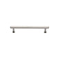 Hexagon Cabinet Pull Handle with Rose by M Marcus - Heritage Brass