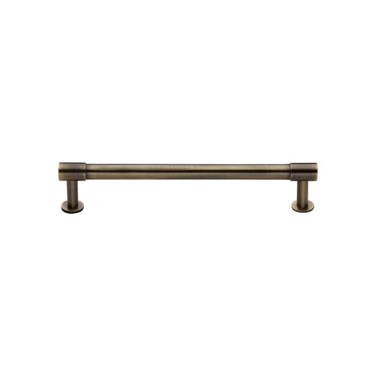Phoenix Cabinet Pull Handle with Rose by M Marcus - Heritage Brass
