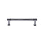 Phoenix Cabinet Pull Handle with Rose by M Marcus - Heritage Brass