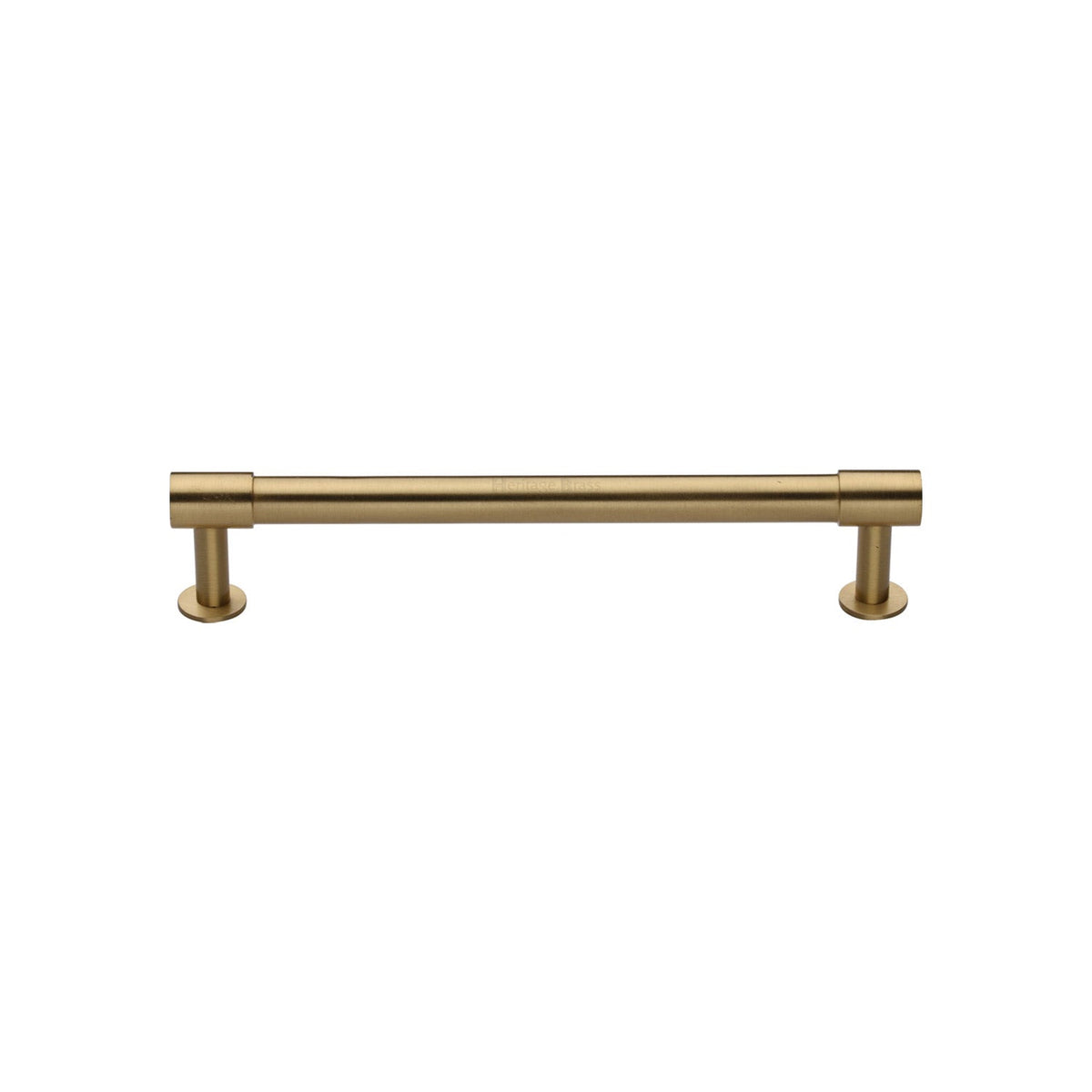 Phoenix Cabinet Pull Handle with Rose by M Marcus - Heritage Brass