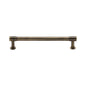 Phoenix Cabinet Pull Handle with Rose by M Marcus - Heritage Brass