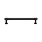 Phoenix Cabinet Pull Handle with Rose by M Marcus - Heritage Brass