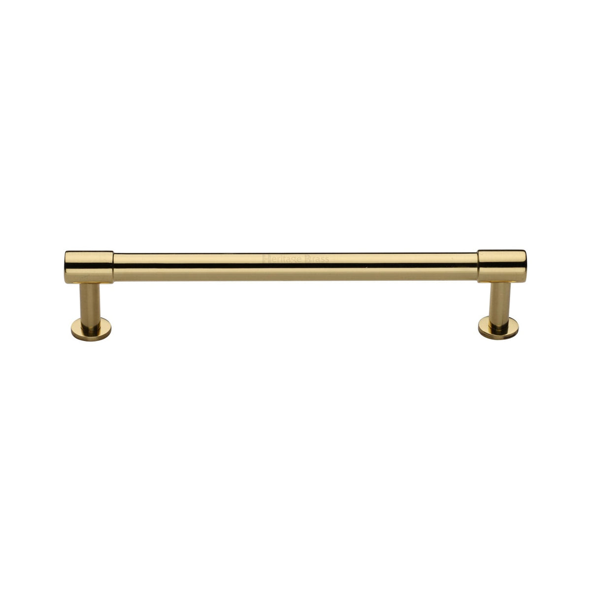 Phoenix Cabinet Pull Handle with Rose by M Marcus - Heritage Brass