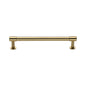 Phoenix Cabinet Pull Handle with Rose by M Marcus - Heritage Brass