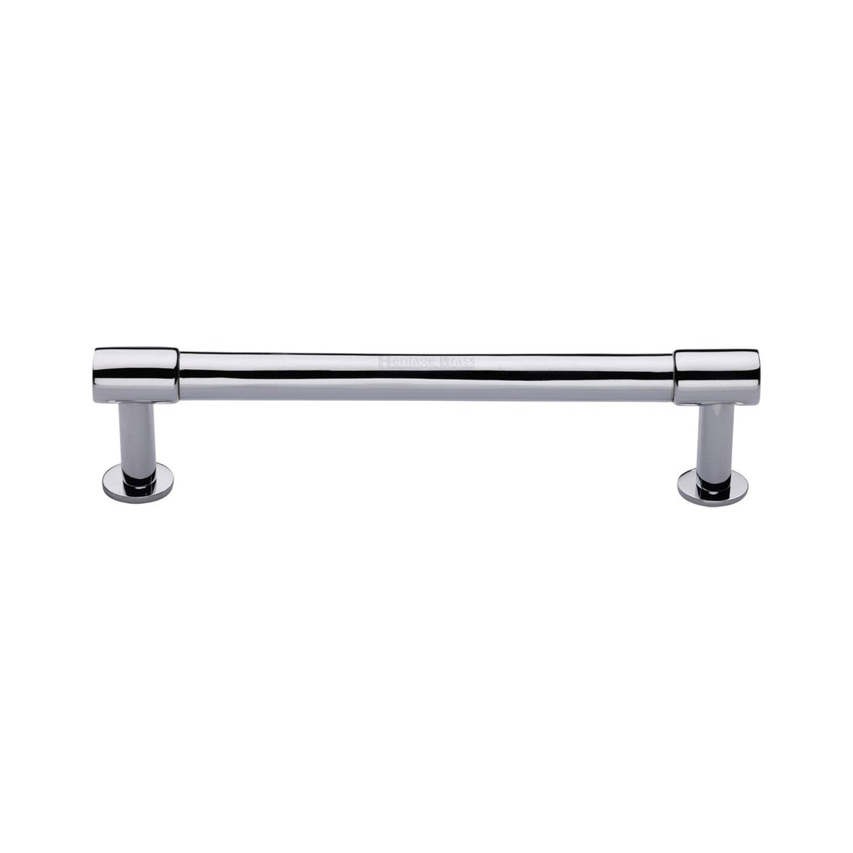 Phoenix Cabinet Pull Handle with Rose by M Marcus - Heritage Brass