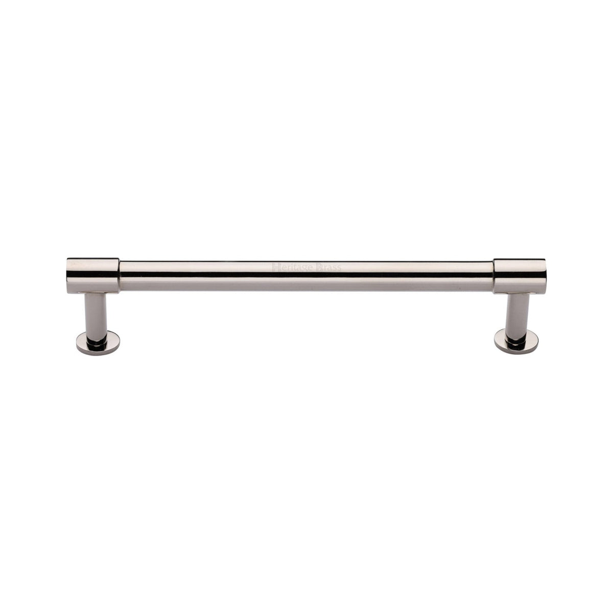 Phoenix Cabinet Pull Handle with Rose by M Marcus - Heritage Brass