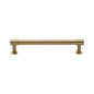 Phoenix Cabinet Pull Handle with Rose by M Marcus - Heritage Brass