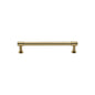 Phoenix Cabinet Pull Handle with Rose by M Marcus - Heritage Brass