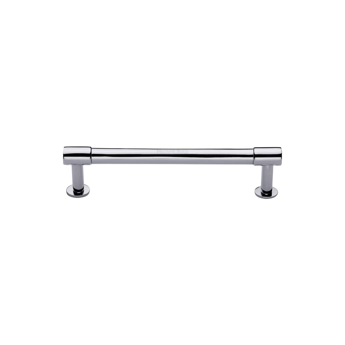 Phoenix Cabinet Pull Handle with Rose by M Marcus - Heritage Brass