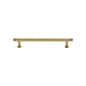 Contour Cabinet Pull Handle with Rose by M Marcus - Heritage Brass