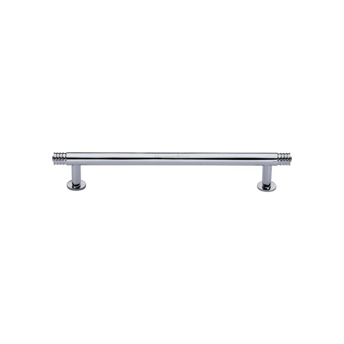 Contour Cabinet Pull Handle with Rose by M Marcus - Heritage Brass