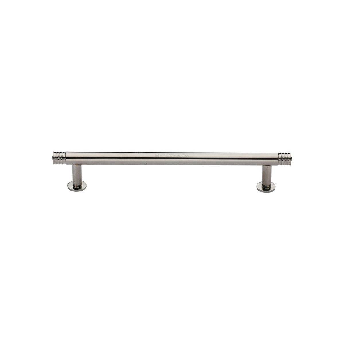 Contour Cabinet Pull Handle with Rose by M Marcus - Heritage Brass