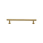 Contour Cabinet Pull Handle with Rose by M Marcus - Heritage Brass