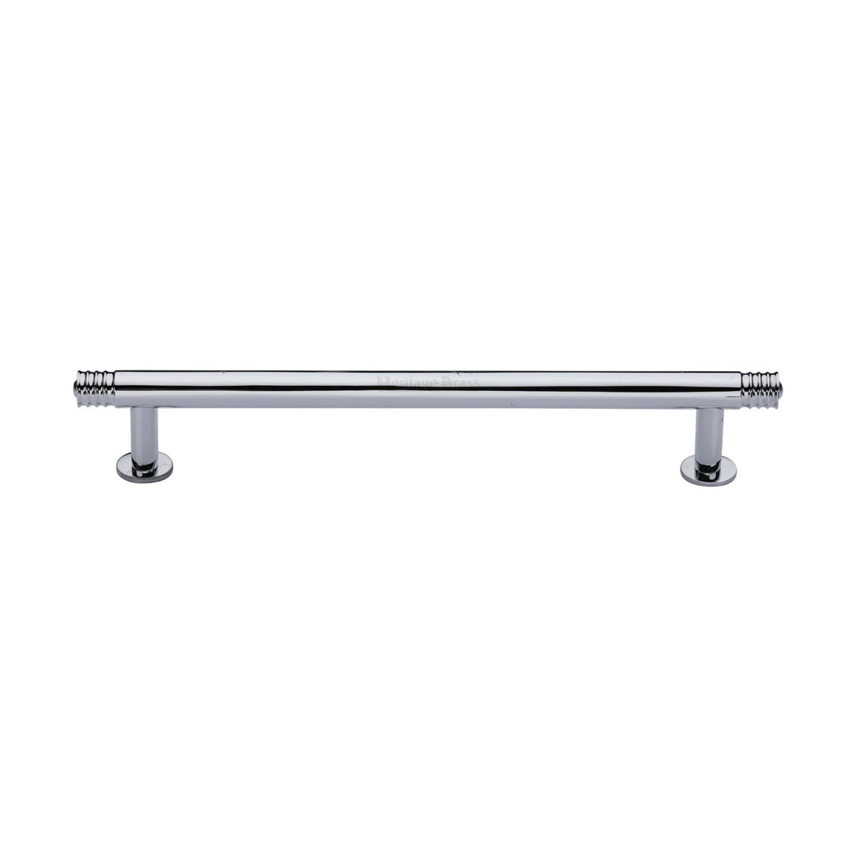 Contour Cabinet Pull Handle with Rose by M Marcus - Heritage Brass