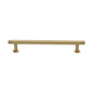 Contour Cabinet Pull Handle with Rose by M Marcus - Heritage Brass