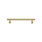 Contour Cabinet Pull Handle with Rose by M Marcus - Heritage Brass