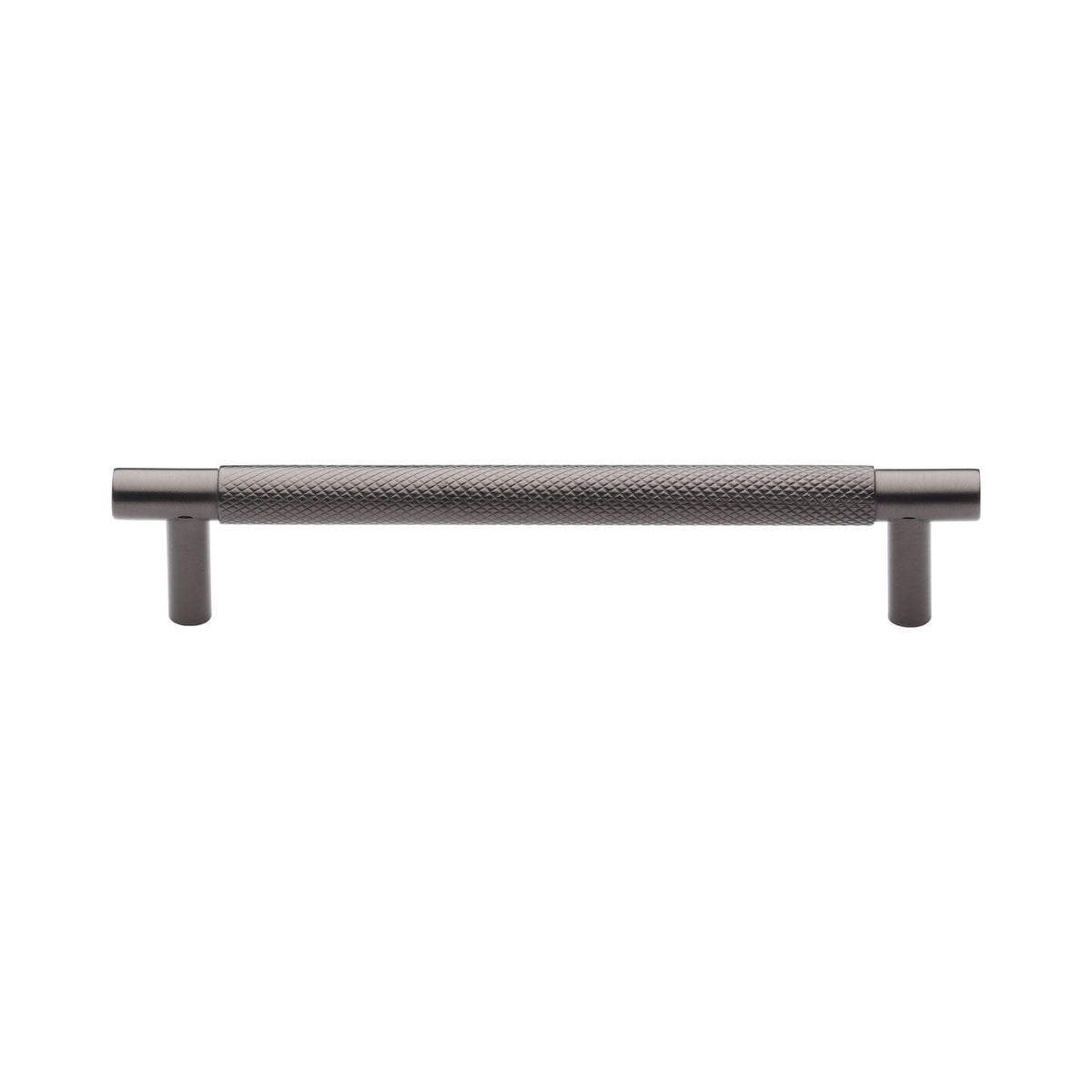 Partial Knurled Cabinet Pull Handle by M Marcus - Heritage Brass