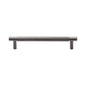 Partial Knurled Cabinet Pull Handle by M Marcus - Heritage Brass